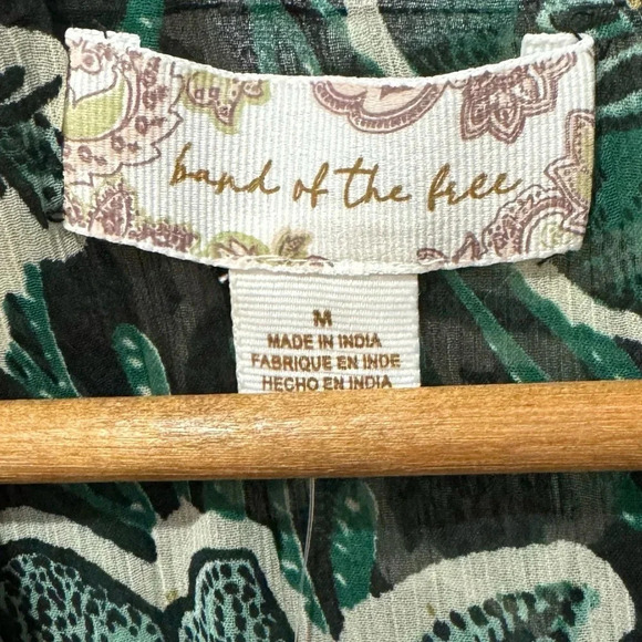 NWT BAND OF THE FREE Bonnie Emerald Long Sleeve Bodysuit Top Bell Sleeve - Picture 7 of 16